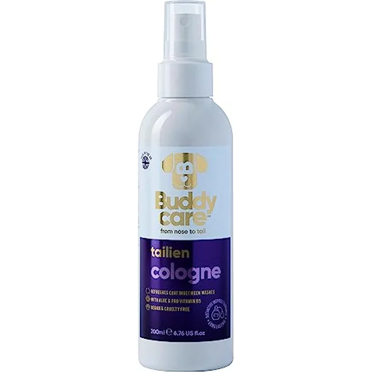Buddycare TAILIEN Hund-Cologne, Hundeparfüm mit Pro-Vitamin B5 und Aloe Vera, 200 ml, vegan und tierversuchsfrei – Bild 1