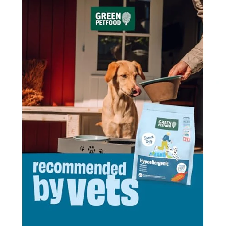 Green Petfood Hypoallergenic Insects, Hunde-Trockenfutter mit Insektenprotein, 10 kg, getreidefrei, hypoallergen – Bild 4