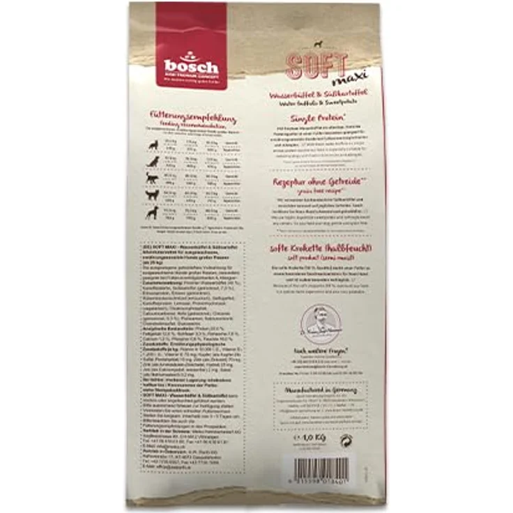 bosch HPC SOFT Maxi Wasserbüffel & Süßkartoffel, getreidefreies Trockenfutter für große Hunde, 1 x 1000 Gramm – Bild 2