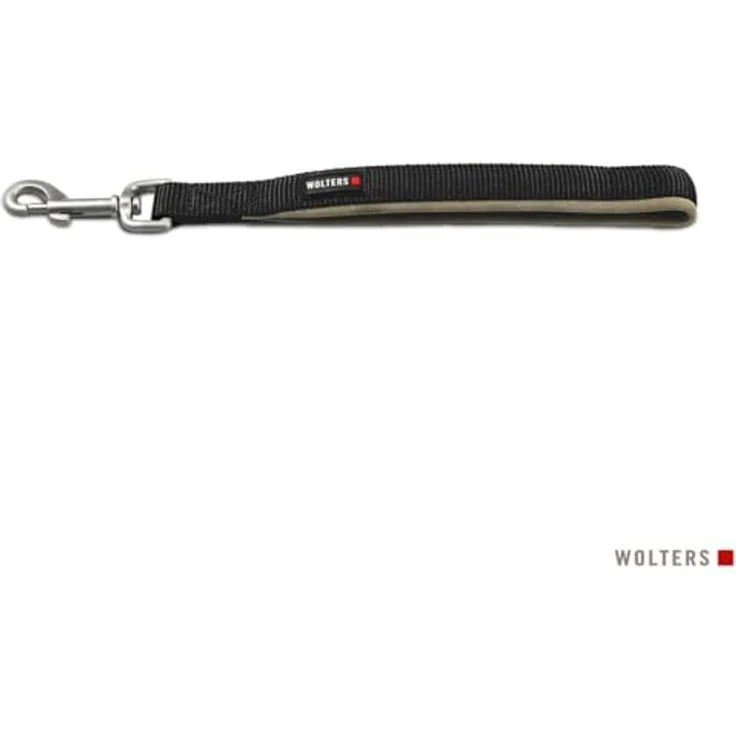 Wolters Professional Comfort Kurzführer XL, Hundezubehör für kurze Spaziergänge, schwarz/braun, mit gepolsterter Neopren-Innenseite – Bild 2