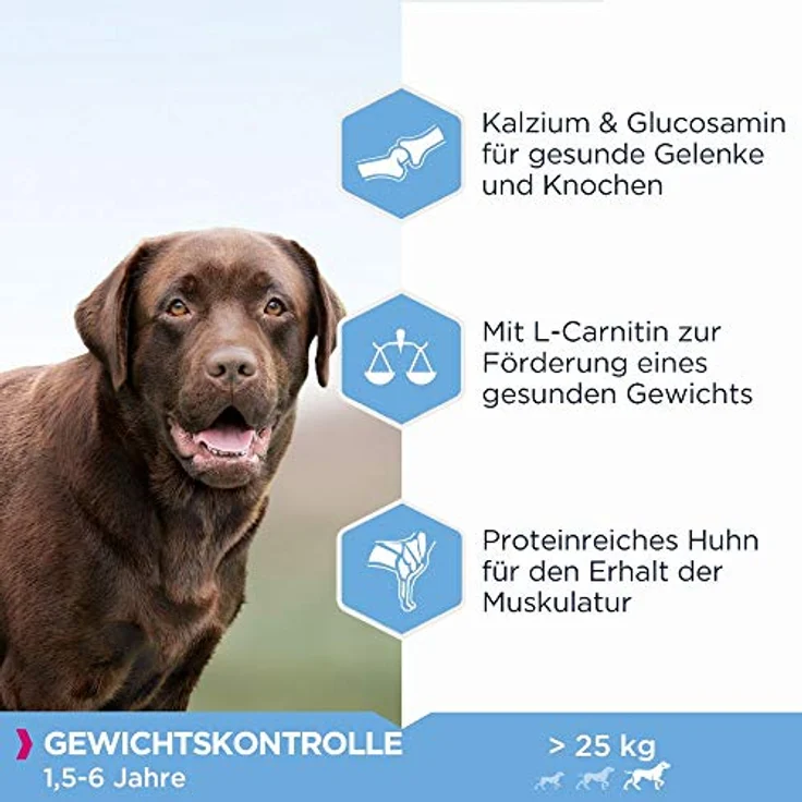 Eukanuba Daily Care Weight Control für große Rassen, fettarmes Hundefutter zur Gewichtskontrolle, 15 kg – Bild 4