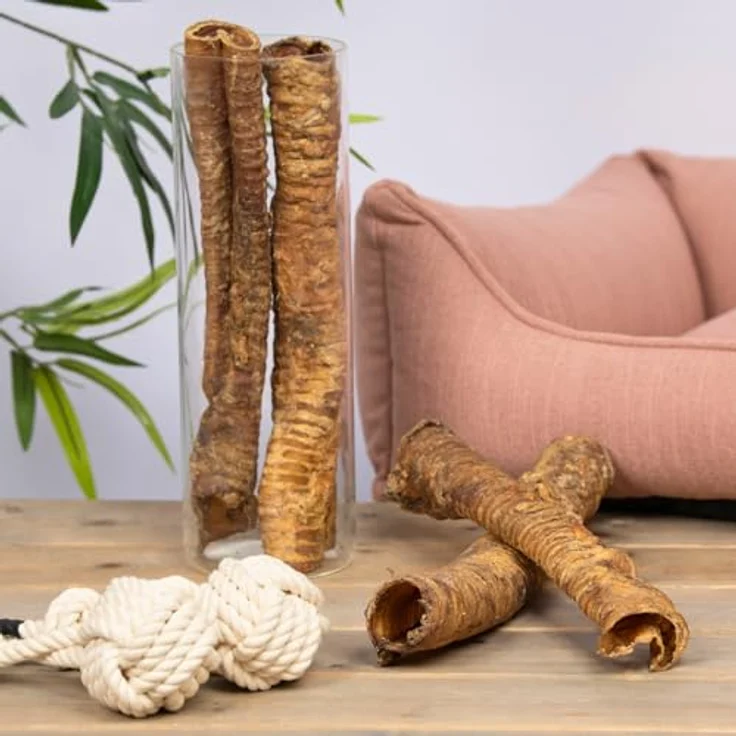 Lyra Pet® 10 kg Rinderstrossen groß getrocknet, natürlicher Kausnack für Hunde, eiweißreich und zahnreinigend – Bild 5