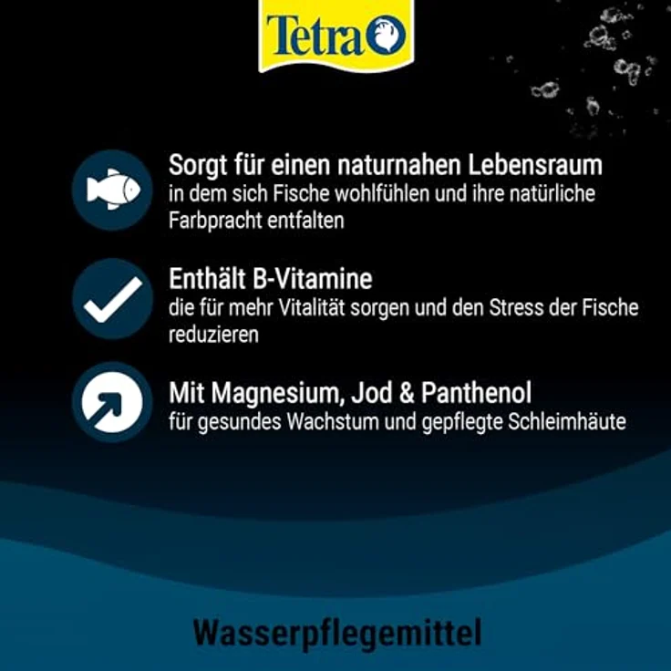 Tetra Vital, Vitalitätsfördernde Wasseraufbereitung für Fische, 250 ml Flasche mit lebenswichtigen Vitaminen und Mineralstoffen – Bild 3
