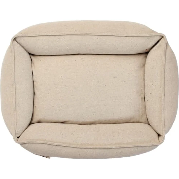 Hunter Tierbedarf Hundesofa Belluno creme, Recycling Tierbett mit rutschhemmender Unterseite und waschbarem Bezug – Bild 7