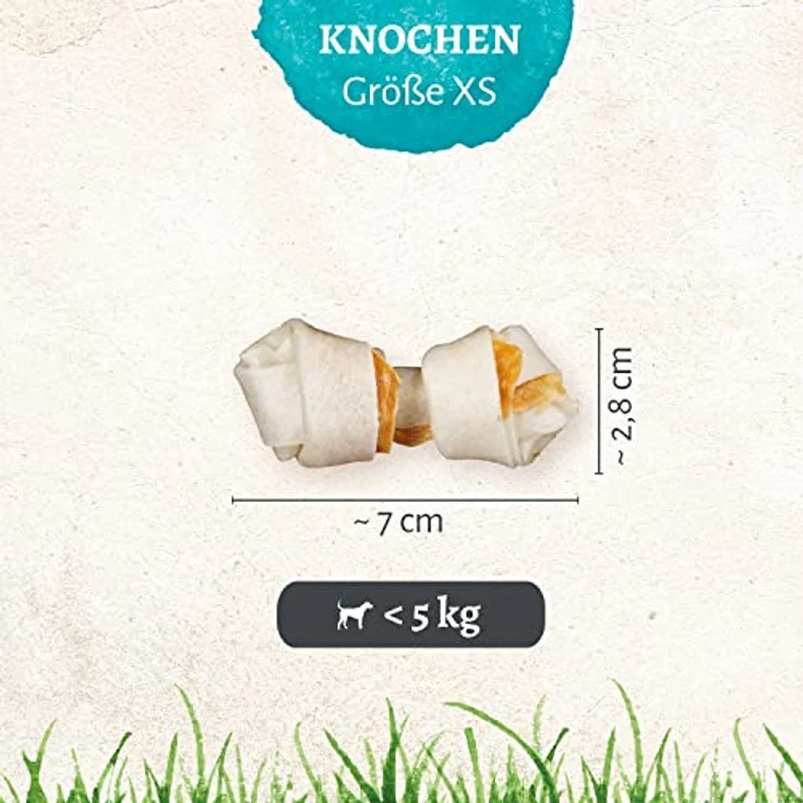 8in1 Delights Pro Dental XS, Kauknochen mit Hähnchenfleisch, 252g, extra Zahnpflege, 2% Fett – Bild 6