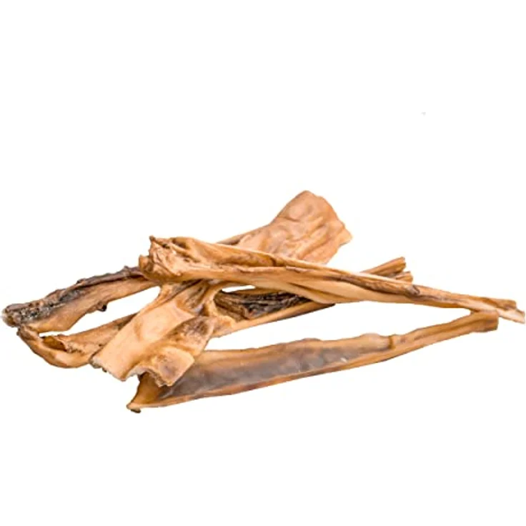 123...Hund Dabei! Rinderkopfhaut 30cm, 2,5kg - Schonend getrocknete Hundesnacks aus Europa, ideale Zahnreinigung, langer Kauspaß – Bild 1