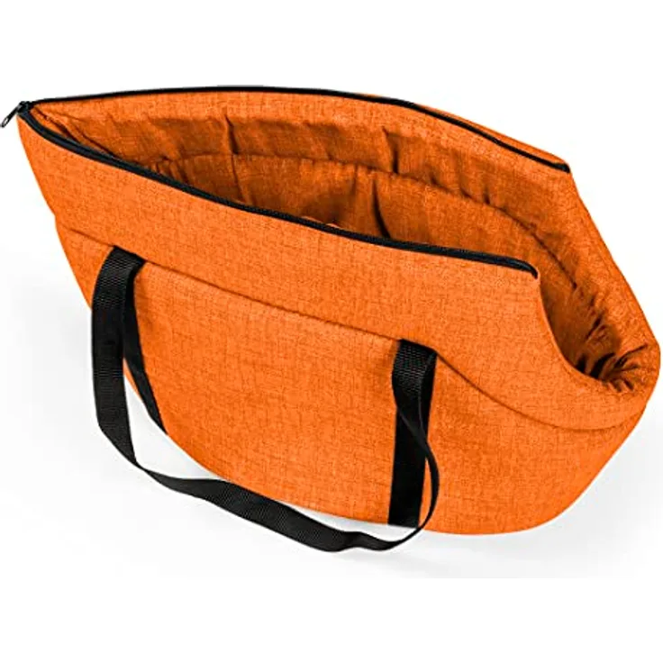 Duvoplus Transporttasche Tangerine, 40 x 20 x 23 cm, Orange, Reißverschluss, Hundetransport