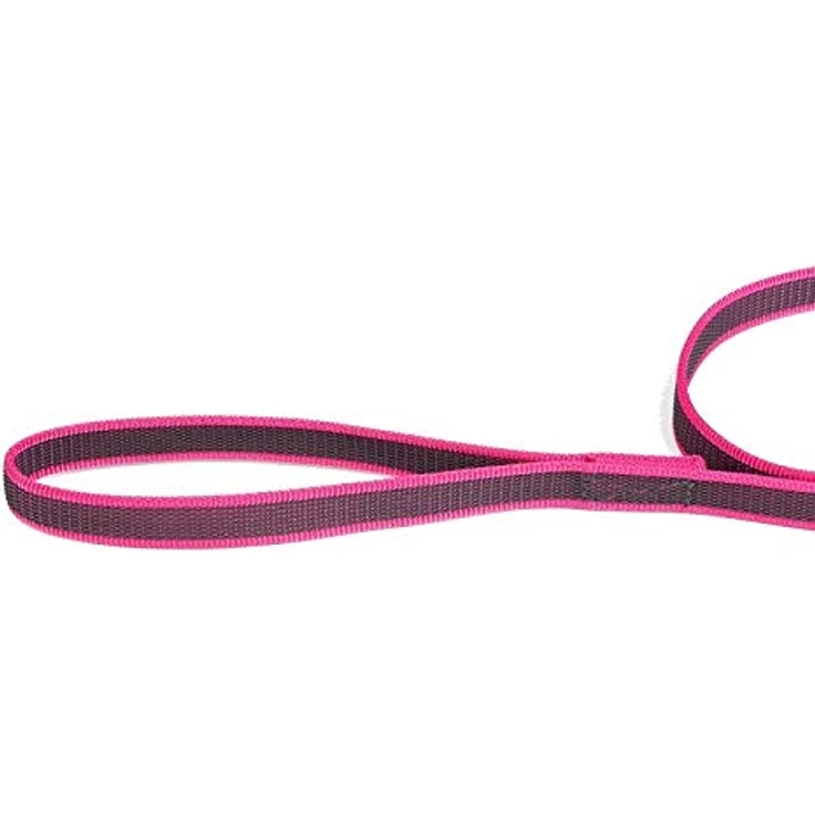 JULIUS K-9 IDC Color & Gray gummierte Leine, 14 mm x 1,2 m mit Schlaufe, stark und wetterfest, Pink-Grau – Bild 3
