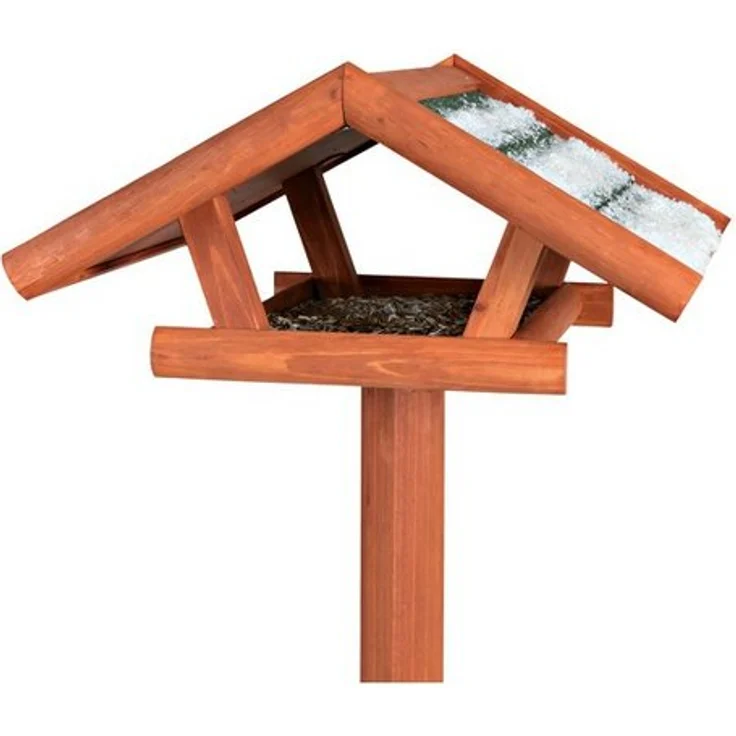 Trixie Futterhaus mit Ständer Natura 46x22x44 cm Braun 5570 – Bild 3