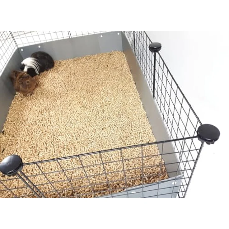C&C Modular Gehege, Robuster Edelstahl-Käfig für Meerschweinchen, geeignet für den Einsatz im Freien – Bild 2