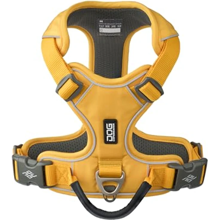 DOG Copenhagen Comfort Walk Pro Hundegeschirr, Lemon, S, ergonomisches Design mit reflektierendem 3M-Besatz, leicht und wasserabweisend – Bild 3
