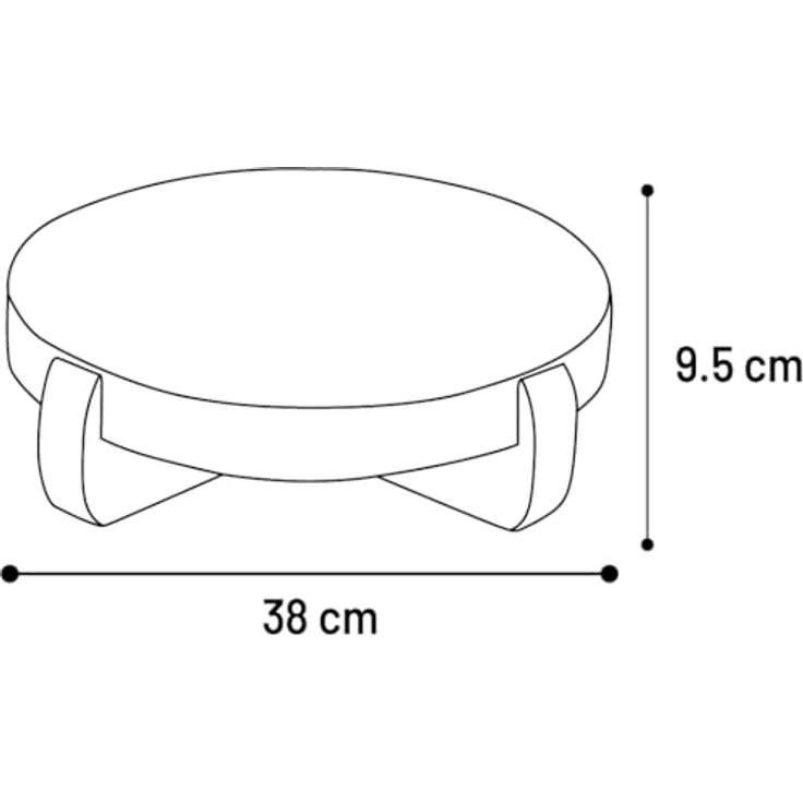 Flamingo Kratzkarton Lico, stabiler Kratzplatz für Katzen mit Katzenminze, braun, 38 x 38 x 9,5 cm – Bild 3