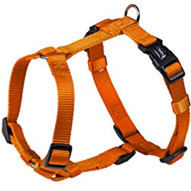 Nobby Geschirr Classic, stufenlos verstellbar, aus Nylon, orange, Brust: 70/90 cm, B: 25 mm, 1 Stück – Bild 1
