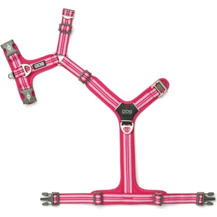 DOG Copenhagen Comfort Walk Air 3.0 Hundegeschirr, ergonomisches Welpengeschirr in Wild Rose, Größe S mit reflektierendem Besatz und zwei Leinenbefestigungen – Bild 4