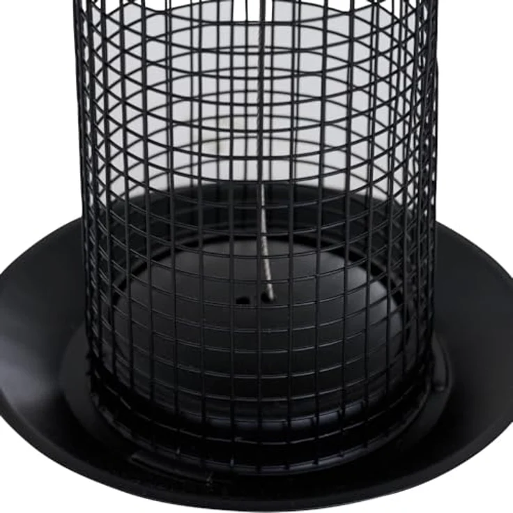 Siena Garden Futtersäule Stahl-Serie, mit stabilem Drahtgeflecht für Erdnüsse, zur Wildvogel-Fütterung in Wintermonaten – Bild 5