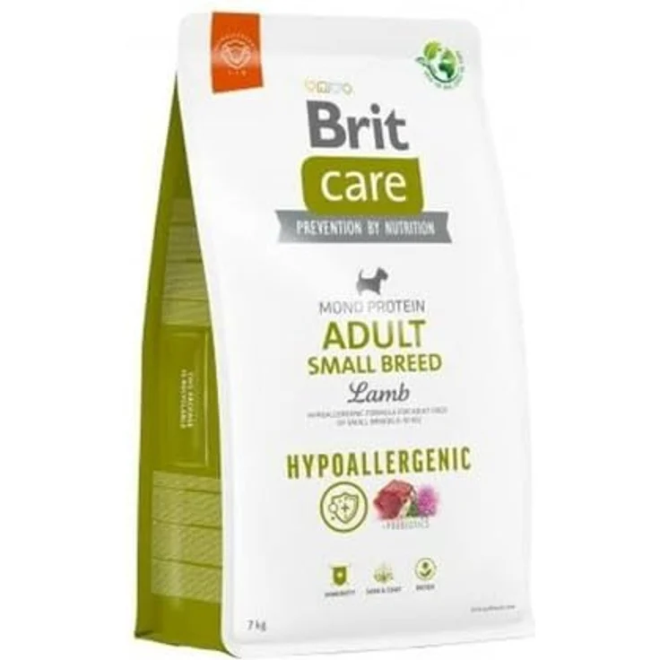 Brit Care Hypoallergenic Adult Small Breed Hundefutter, mit Lamm und Reis, 7 kg, mehrfarbig – Bild 1