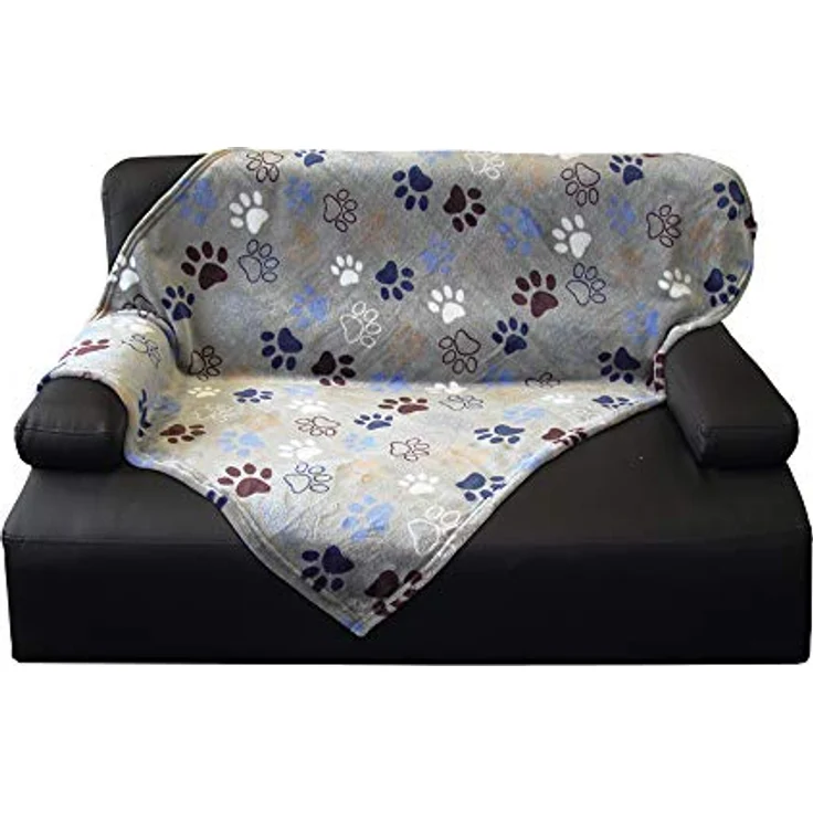 Nobby Fleece Plaid LISSI Classic hellgrau – Bild 4