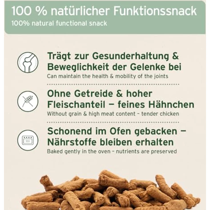 AniForte Gelenk Snack 300g, Ergänzungsfuttermittel für bewegliche Hunde mit Hähnchenfleisch, Grünlippmuschel, Collagen und Teufelskralle – Bild 3