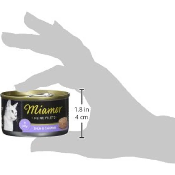 Miamor Feine Filets Thun & Calamari, Katzen-Nassfutter ohne Leber und Innereien, 24x100g – Bild 3