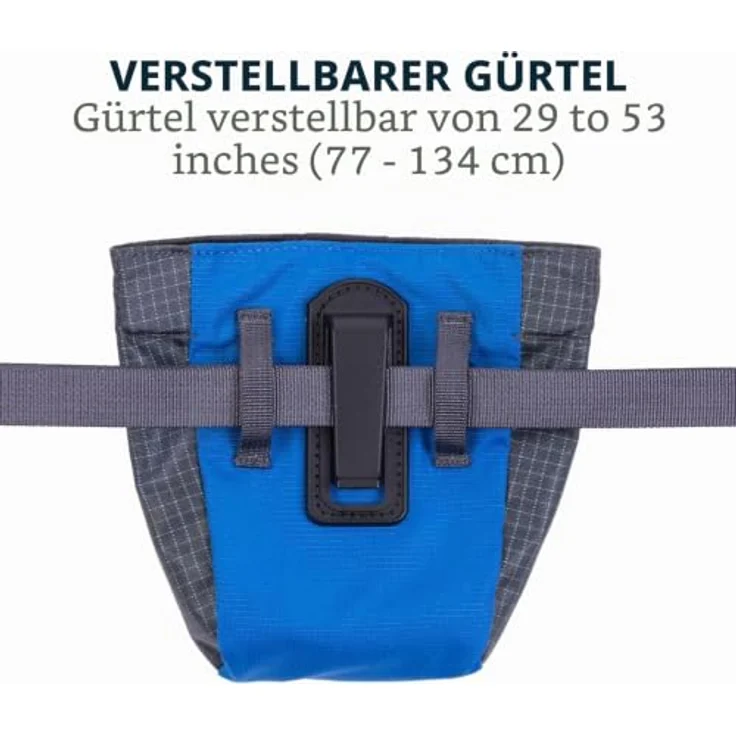 Ruffwear Treat Trader, Leckerlibeutel mit Magnetverschluss und verstellbarem Gurt, River Rock Green – Bild 9