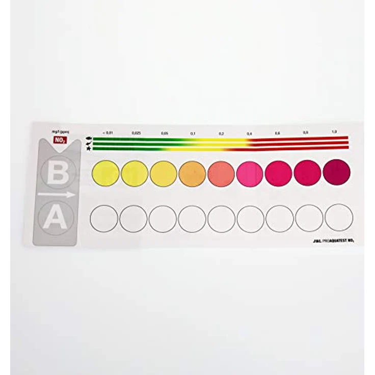JBL Wassertest-Set ProAquaTest NO2, für Süß-/Meerwasser-Aquarien und Teiche, inklusive Reagenzien und Glasküvetten, ca. 50 Tests – Bild 4