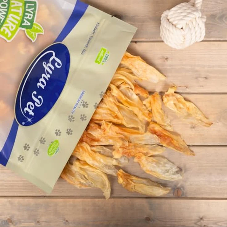Lyra Pet® 1 kg Kaninchenohren getrocknet, naturbelassener Kausnack, fettarm und gut verträglich für Hunde – Bild 5