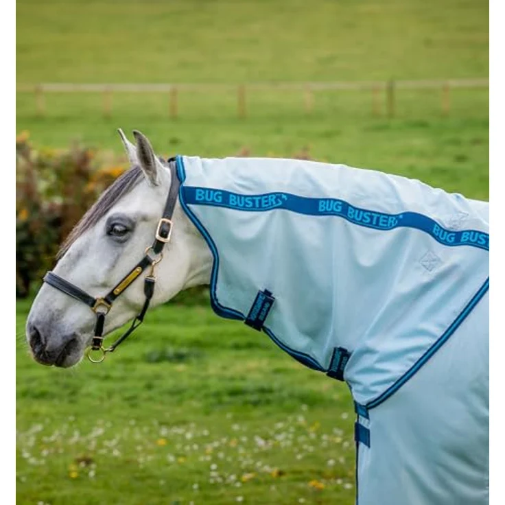 Horseware® Amigo® Insektenschutz-Fliegendecke ohne Füllung, mit abnehmbarer Kapuze, UV-Schutz und geradem Frontverschluss – Bild 4