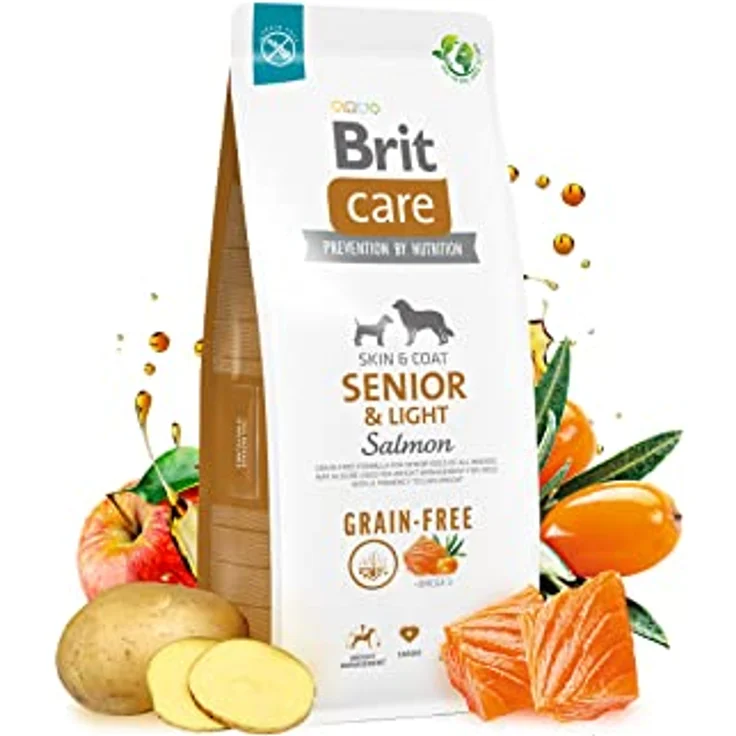 Brit Care Dog Grain Free Senior und Light, 12 kg Trockenfutter für ältere Hunde ab 7 Jahren, Gewichtsmanagement – Bild 3