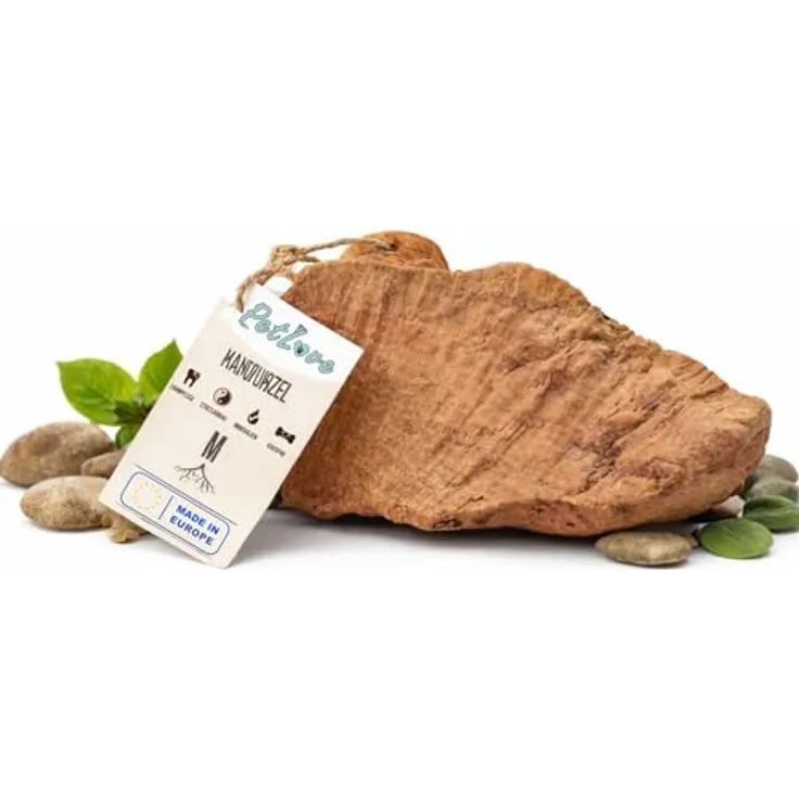 PetLove Kauwurzel für Hunde aus Baumheide, hypoallergenes Kauspielzeug, L (450-699g) ohne Zusätze und Chemie, für große Hunde