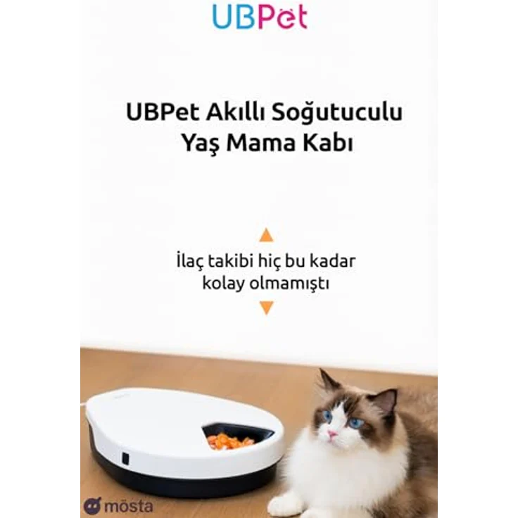 UBPet F10, Automatischer Futterspender mit Kühlfunktion (0.33 l), Timer für 5 Portionen, Futternapf – Bild 5