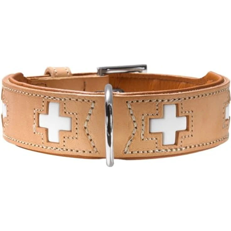 Hunter Hunde-Halsband Swiss natur XXS-XS – Bild 2