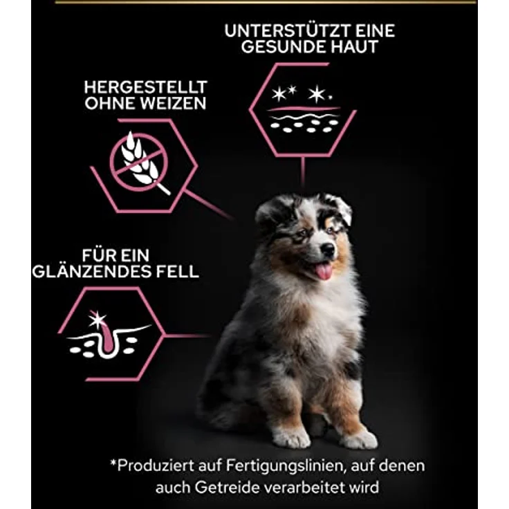 Pro Plan PRO PLAN Puppy Medium Sensitive Skin Hundefutter, 12 kg, mit Lachs für gesunde Haut und schönes Fell – Bild 5