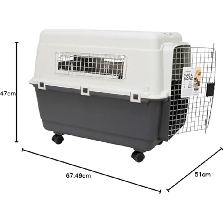 Croci C2058270 TrasportboX Vagabond, M, 67.5 x 51 x 47 cm – Bild 9