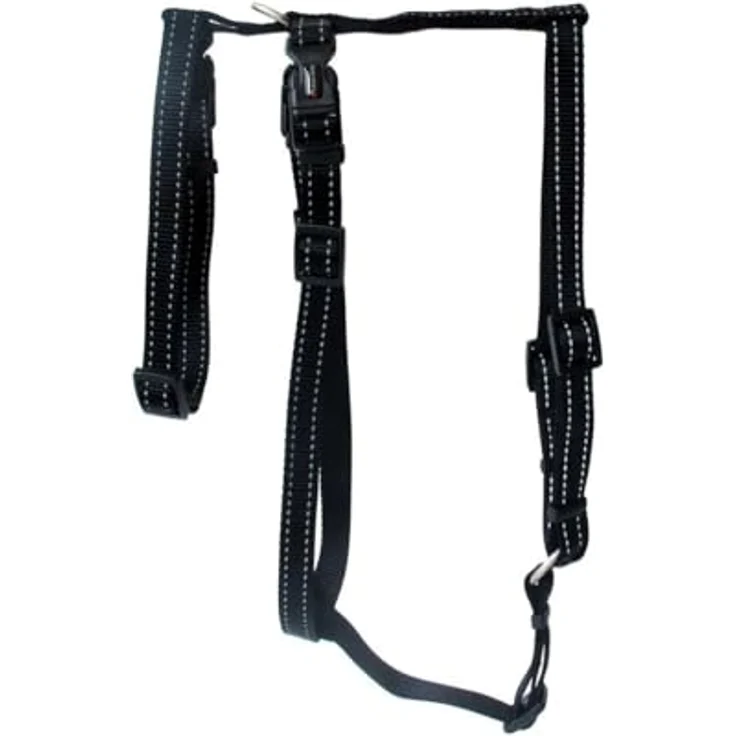 Wolters Geschirr Soft & Safe No Escape, Größe M 40-50 cm, schwarz für Hunde – Bild 2