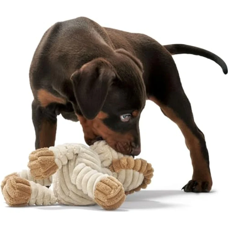 Hunter Tierbedarf Hundespielzeug Huggly Zoo Löwe, Cord-Stoff, waschbar bei 30 °C, 25 cm – Bild 2
