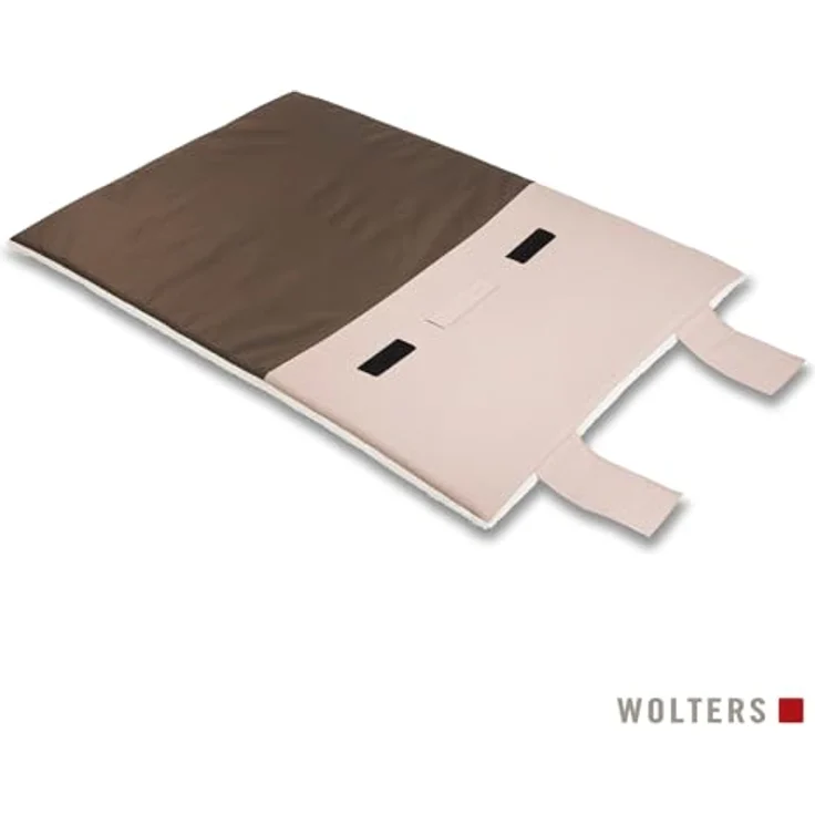 Wolters Upcycling Vagabund Reisedecke, Hundedecke braun/beige, nachhaltig, wasserdicht, 100 × 70 cm – Bild 3