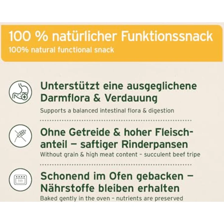 AniForte Gras- & Kotfresser Snack 300g für Hunde – beruhigt den Magen, mit Heilerde, Ulmenrinde, Flohsamen & Präbiotika, 100% natürlich – Bild 3