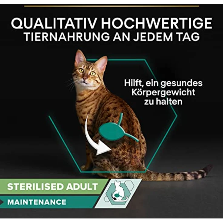 Pro Plan Sterilised, Hundefutter nass mit Rind, 26er Pack (26 x 85g) für kastrierte Katzen, Harnwegsgesundheit und Gewichtsregulation – Bild 5