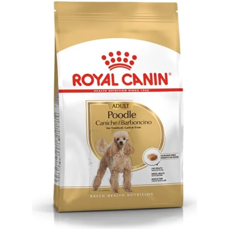 Royal Canin Poodle Adult, 3 kg Trockenfutter für ausgewachsene Pudel, Unterstützung von Fell und Muskeltonus, für Hunde ab dem 10. Lebensmonat – Bild 1
