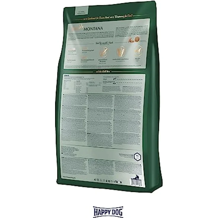 Happy Dog Sensible Trockenfutter Hund Adult, Montana, getreidefreie Rezeptur mit Pferd, 4 kg – Bild 4