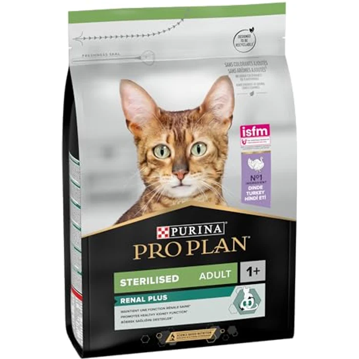Purina Pro Plan Gato Sterilised Pavo, Trockenfutter für kastrierte Katzen, 41% Protein, 3 kg – Bild 3