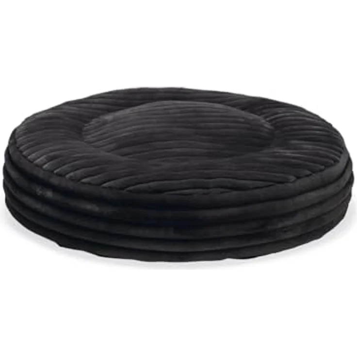 Designed By Lotte Hundekissen Reza rund anthrazit - rutschfeste Unterseite, maschinenwaschbar – Bild 1