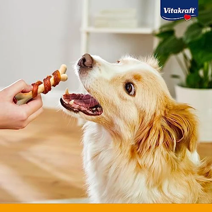 Vitakraft DUCK Bonas Calciumknochen, hochwertiger Hundesnack ohne Zucker, 80g – Bild 4
