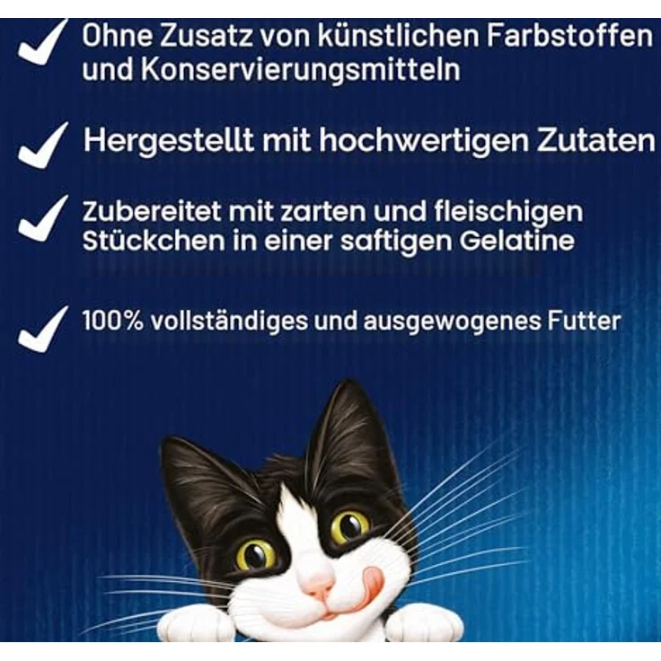 Felix Katzennassfutter Gelee Gemischte Vielfalt, 44 x 100 g Premium Portionsbeutel für Katzen – Bild 3