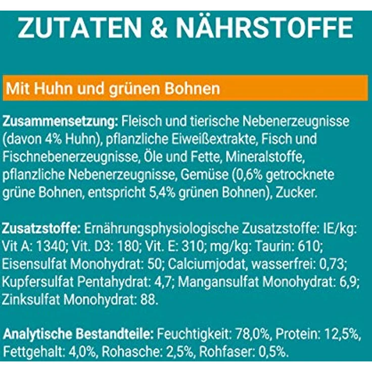 PURINA ONE Katzennassfutter für Seniorkatzen mit Huhn und grünen Bohnen, 24er Pack (24 x 85 g Beutel), reich an Vitaminen und Mineralstoffen – Bild 3