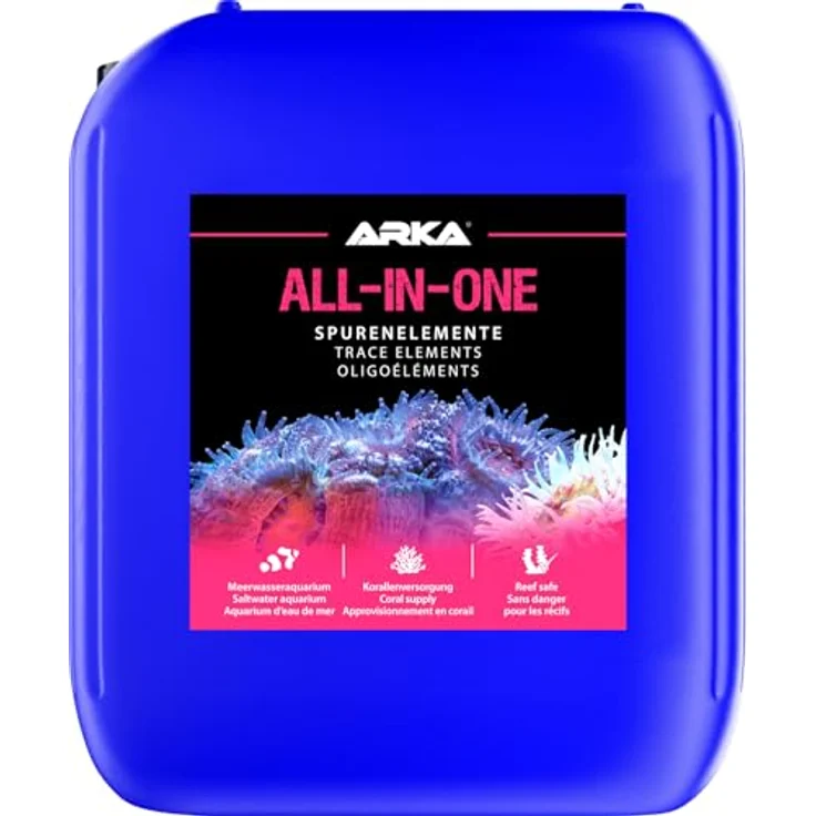 ARKA Meerwasser Korallenversorgung 5000 ml – All-In-One mit Kalzium, Magnesium, Jod & über 70 Nährstoffen für SPS, LPS & Weichkorallen – Bild 1