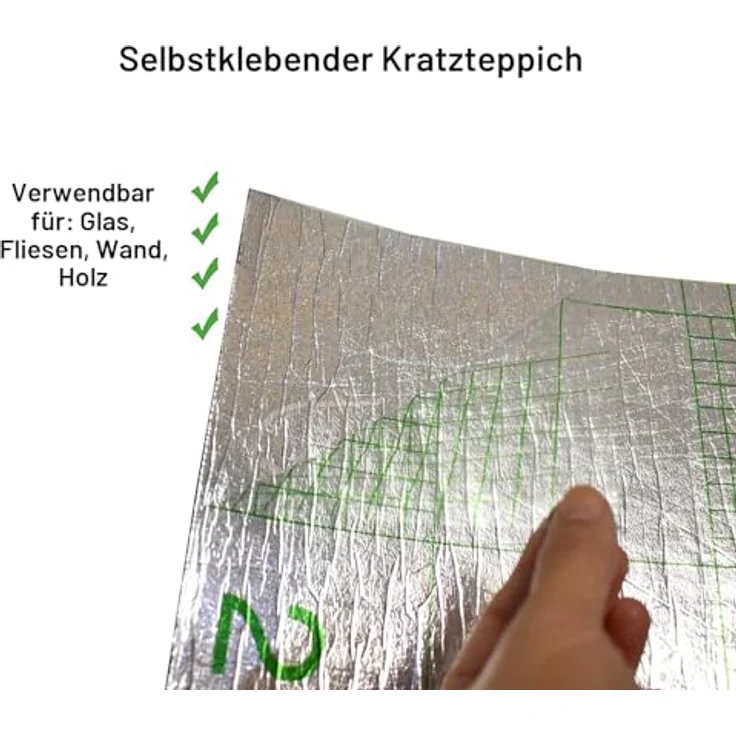 MIAOGE®[200x40 cm] Selbstklebend Kratzteppich Katze Wand,Kratzmatte Katze,Kratzbretter Katze Wand,Kratzbrett Katzen(Dunkelgrau, 2 Stück) – Bild 3