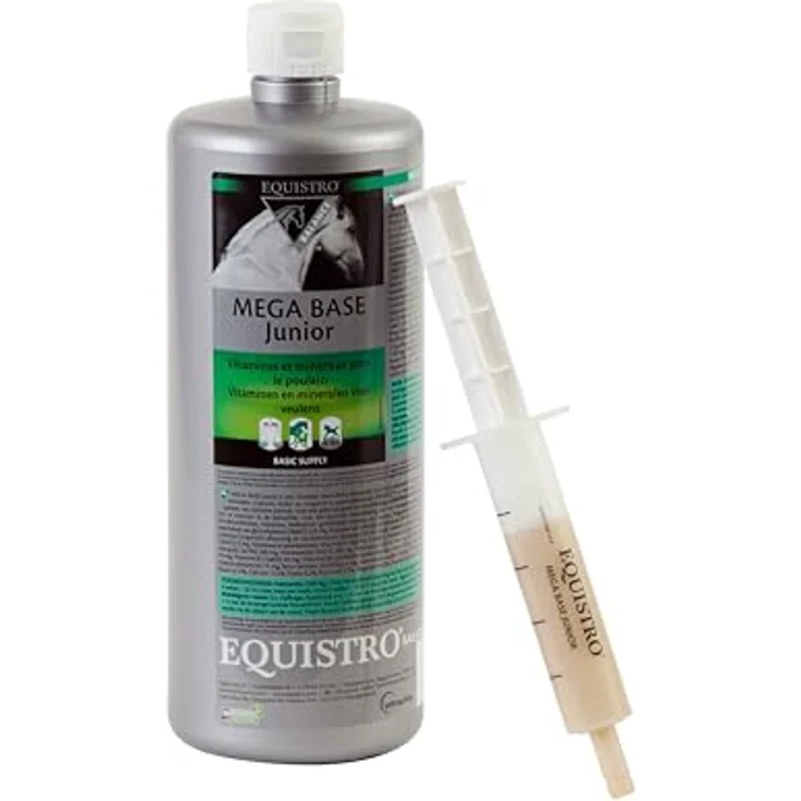 EQUISTRO® Mega Base Junior, Ergänzungsfuttermittel für Fohlen, ausgewogene Nährstoffversorgung, 1L – Bild 4