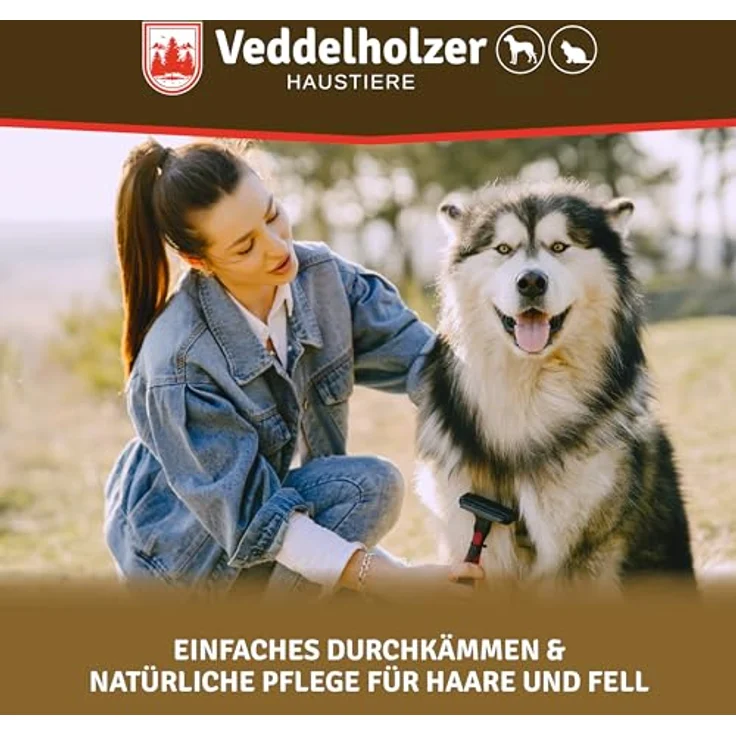 Veddelholzer Kokos Fellpflege Spray, 250 ml, Entfilzungsspray für Hunde & Katzen, leicht kämmbares Fell, Made in Germany – Bild 5