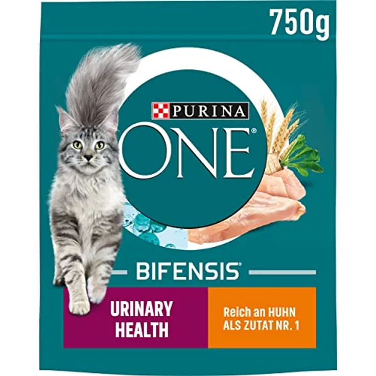 Purina ONE BIFENSIS Urinary Health, Trockenfutter für Katzen zur Unterstützung der Harnwege und des Darmmikrobioms, 750 g – Bild 1
